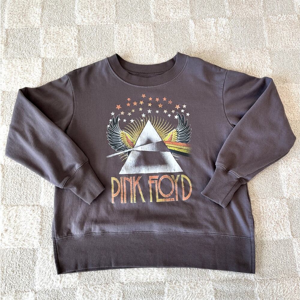 PINK FLOYD Glitter hybrid Apparel Crewneck Sweatshirt Size Medium
